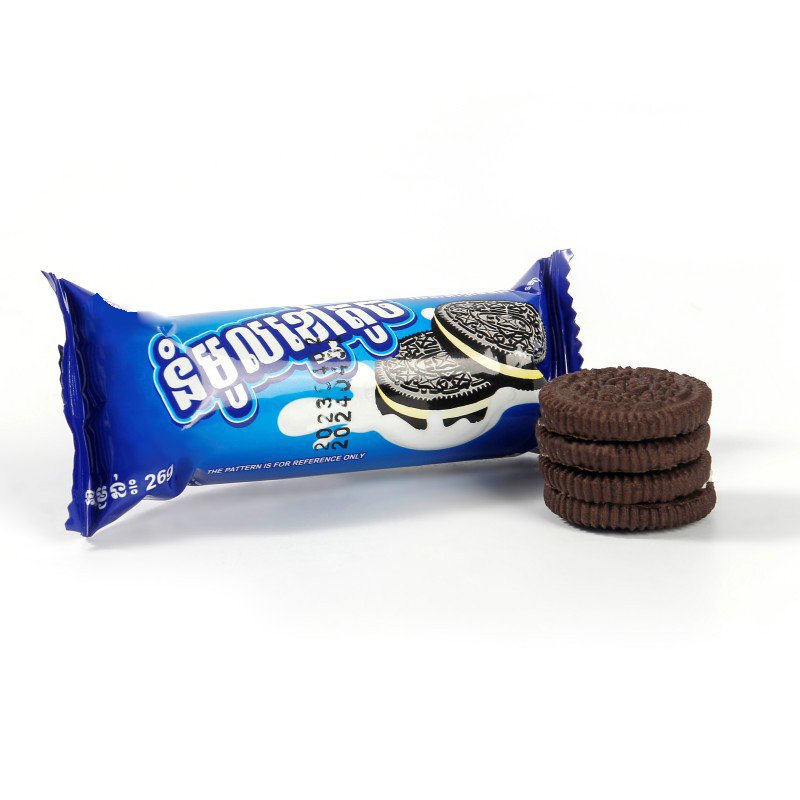 26g cookie pack of strawberry flavored chocolates biscuits sandwich halal biscuit wholesale Strawberry biscuits