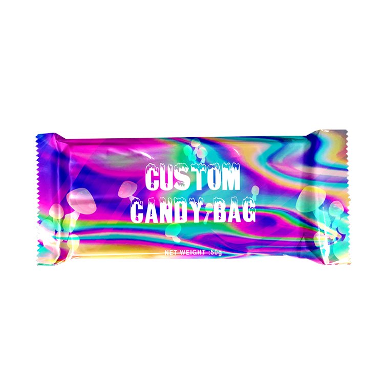 Waterproof Custom Candy Wrappers / Mushroom Chocolate Bar Packaging /plastic Mylar Bags For Chocolate Bar Packaging