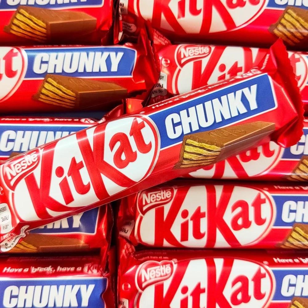 KITKAT CHUNKY WHOLESALE 45g AVAILABLE STOCK/ BEST PRICE KITKAT CHOCOLATE BOX READY SUPPLY