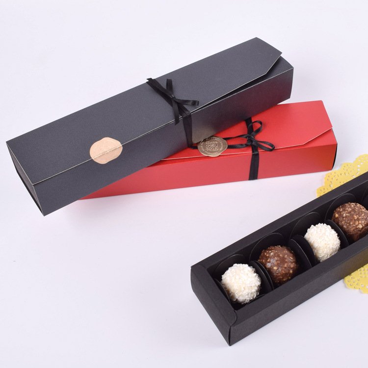 handmade paper divider ferrero rocher packaging truffles Protein energy bar chocolate gift box
