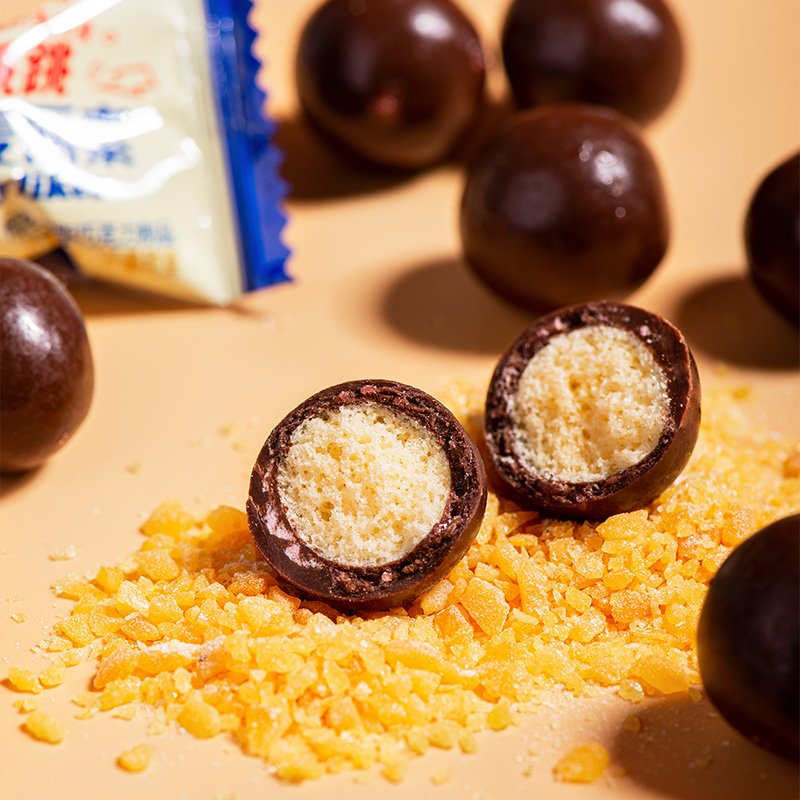 Wholesale Chocolate Beans 128gMylikes Barrel Chocolate Candy Cocoa Butter Substitute Snack Chocolate