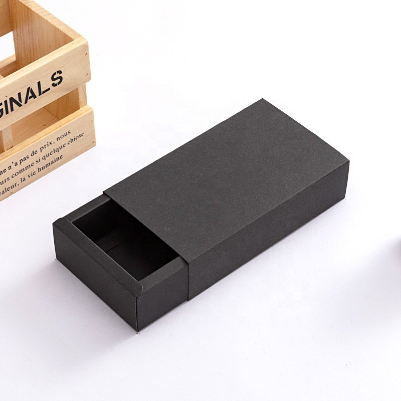 customized giving chocol pie packaging box recyclable drawer slide red colored sweet chocolate paper boxes