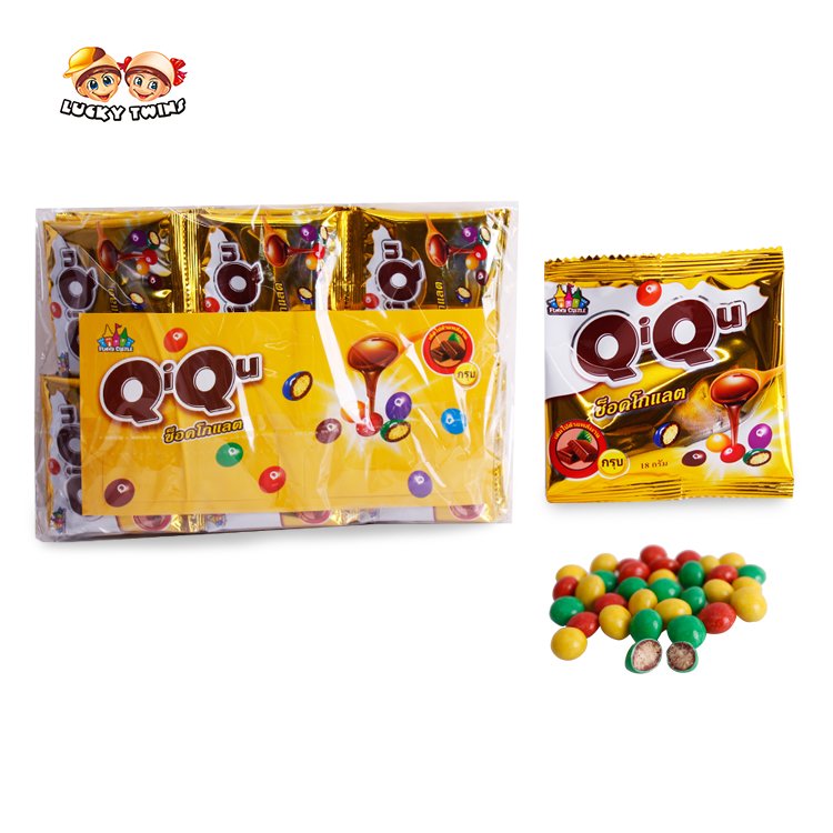 Wholesale chocolates balls and candies children's choco color mini small pene de chocolate bean in bulk