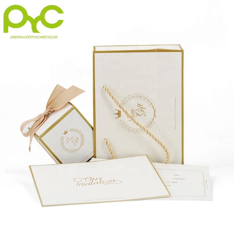 Luxury wedding packaging chocolate boxes ribbon closure large capacity paper gift box