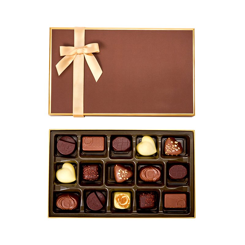 Wholesale Custom Luxury Cardboard Gift 15 pieces Chocolate Packaging Box