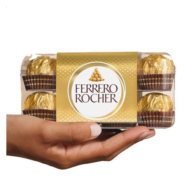 Ferrero Rocher Fine Hazelnut Milk Chocolate, Perfect Gift, 42 Count Ferrero Rocher White Chocolate Bar with Hazelnuts and Cream