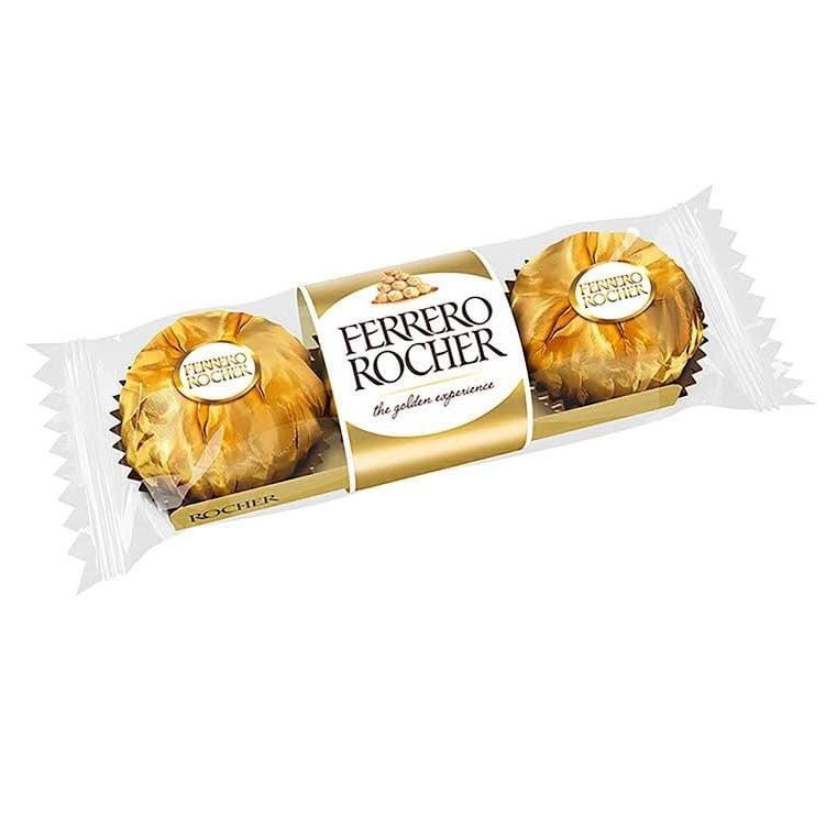 Ferrero Rocher Fine Hazelnut Milk Chocolate, Perfect Gift, 42 Count Ferrero Rocher White Chocolate Bar with Hazelnuts and Cream