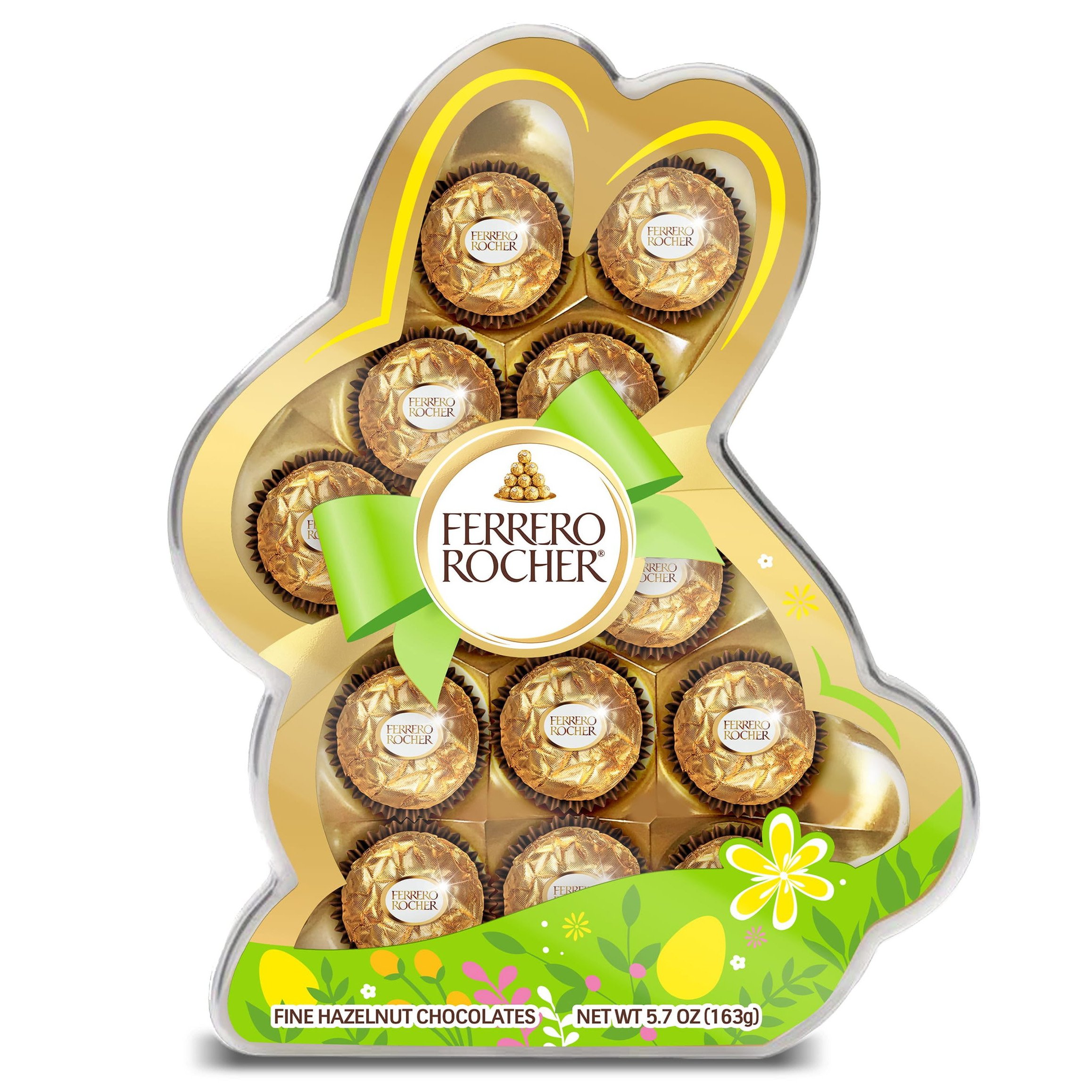 Ferrero Rocher Fine Hazelnut Milk Chocolate, Perfect Gift, 42 Count Ferrero Rocher White Chocolate Bar with Hazelnuts and Cream
