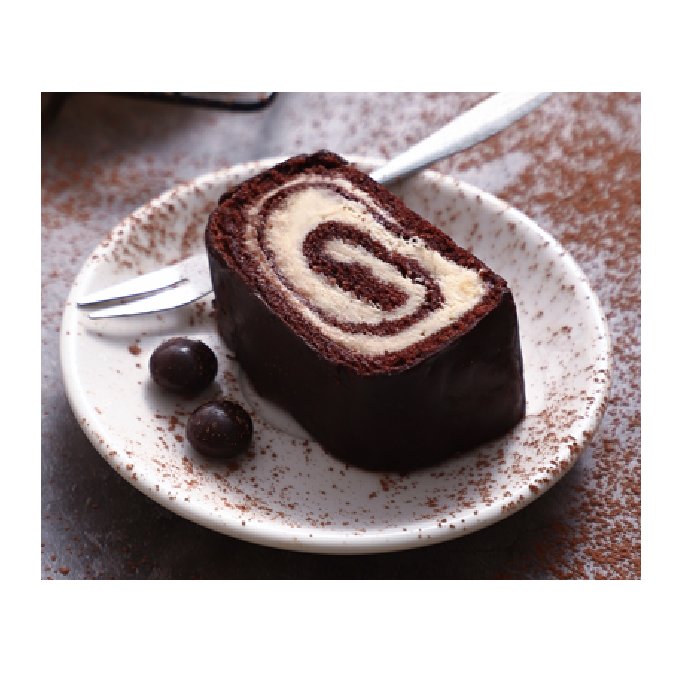 Wholesale Modern Exquisite Appearance Swiss Roll Quality Low-sugar Chocolate Durian Frozen Egg Pattern Sweet Taste Box Packaging