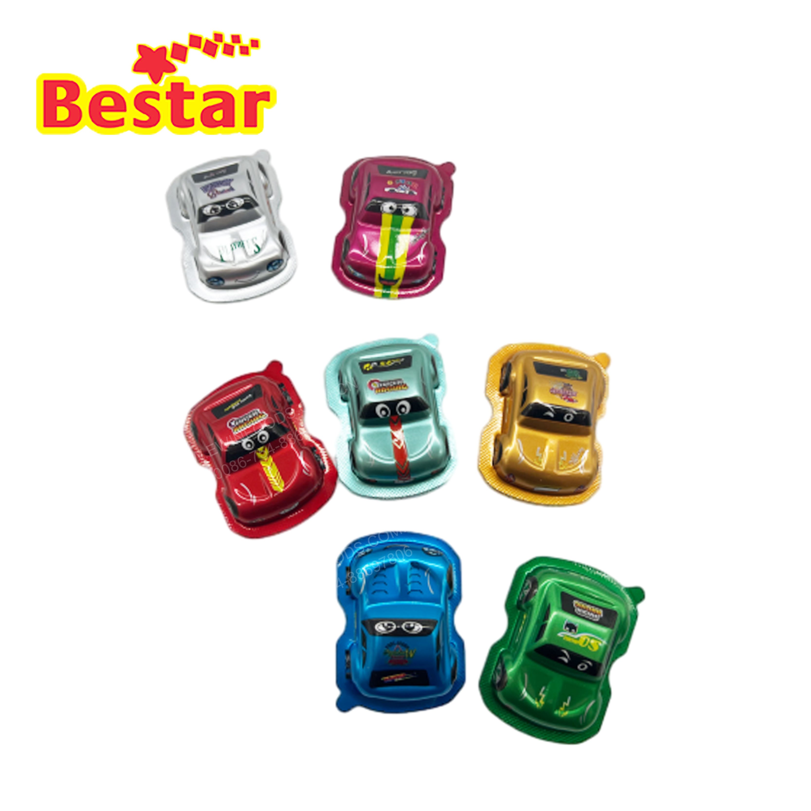 Customize jar package different shaped chocolate egg car shaped cocoa butter chocolate sauce with biscuit for wholesale