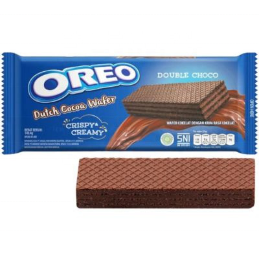 Top selling Oreo Dutch Cocoa Wafer 117gr Double Choco Flavor Vanilla Chocolate exotic snacks delicious Sweet Taste Biscuits
