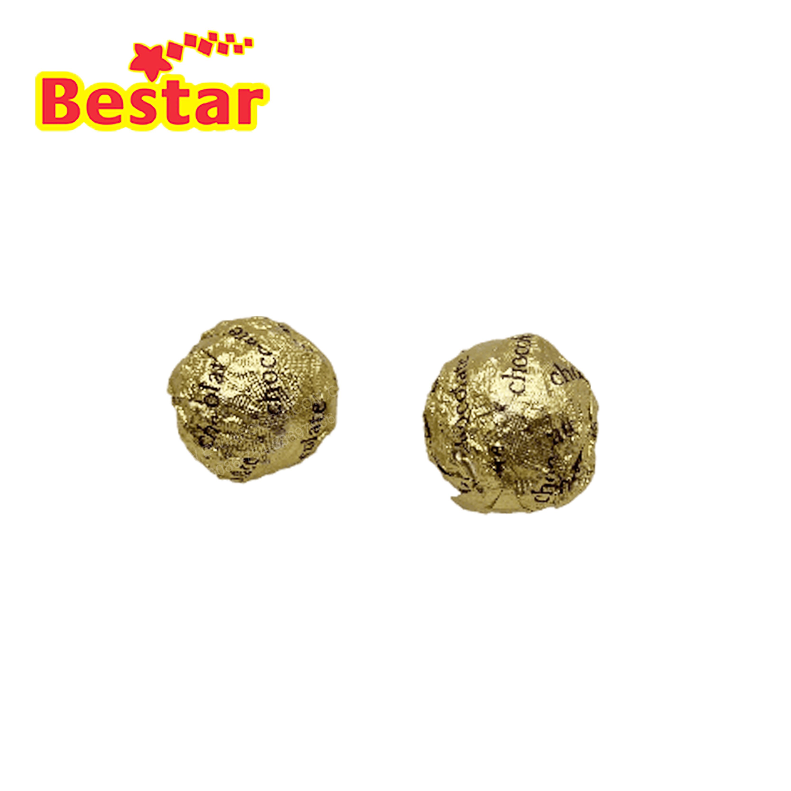 Customized Christmas jar package chocolate ball different shaped box package chocolate crispy ball for wholesale