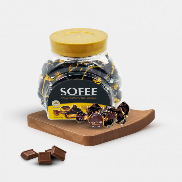 Hot sale Chocolate covered toffee Top product 2024 candy SOFEE brand HaiHa Confectionery since 1960
