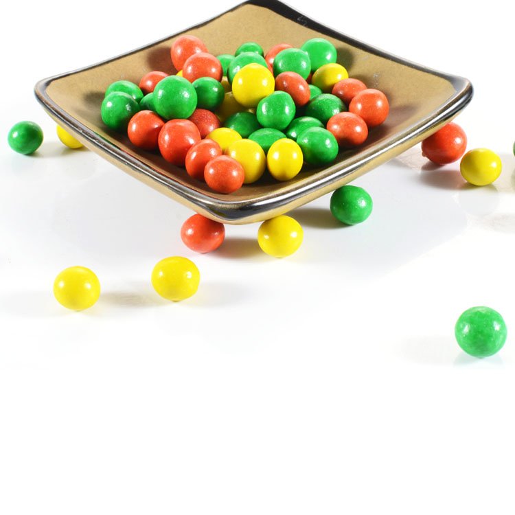 choco colors kids candies balls crispy treats candy coated biscuit with chocolate bean