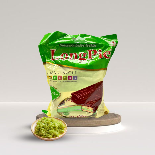 soft pie Premium quality LONGPIE brand Delicious Chocolate with marshmallow Pie from HaiHa confectionery