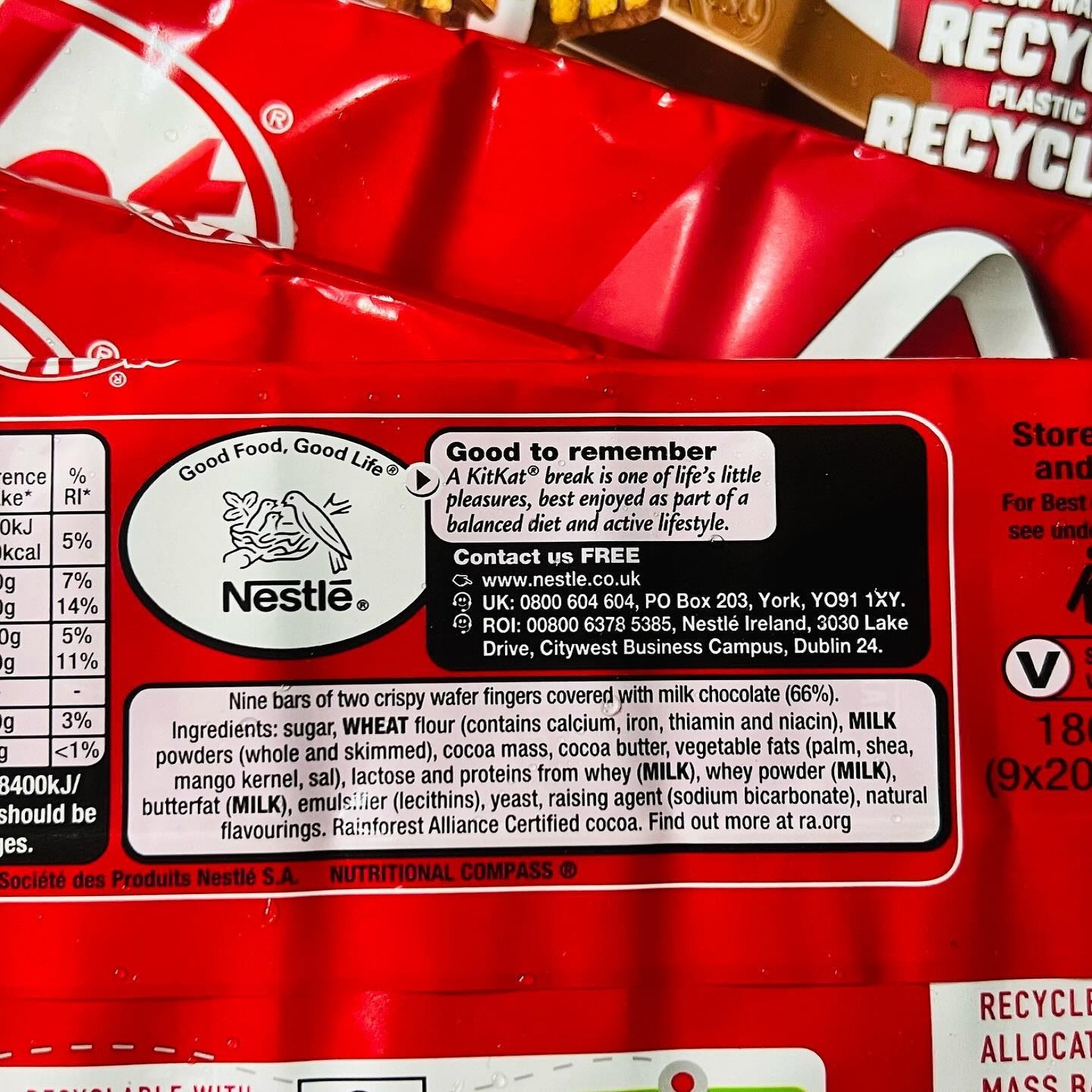 Wholesale New Stock Nestles KitKat Chunky Milk Chocolate Bar High Quality 50g Sweet Taste with Nut Ingredient Bulk Packaging