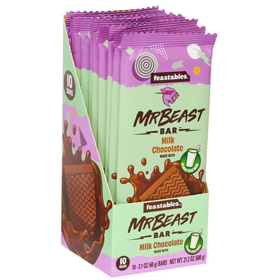 Best Discount Price on Mr Beast Crunch Milk Chocolate Bars Wholesales Hot New Release Feastable Product Best Discount Price sale