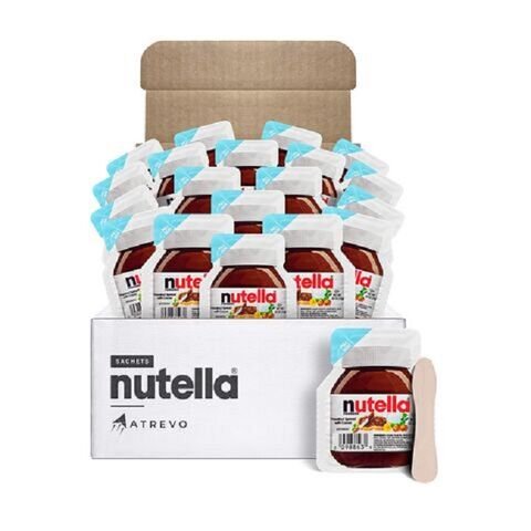 15 Pieces per Case Nutella Chocolate Cartoon Box - Sweet Packaging in Solid Biscuit Color