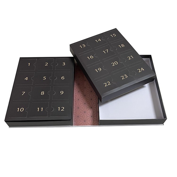 empty printing chocolate advent calendar box