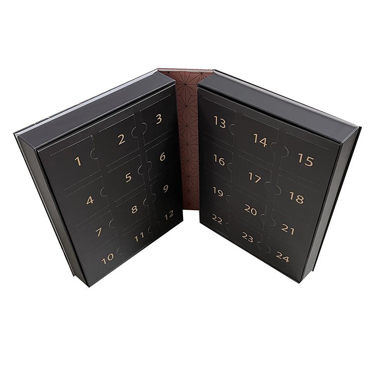 empty printing chocolate advent calendar box