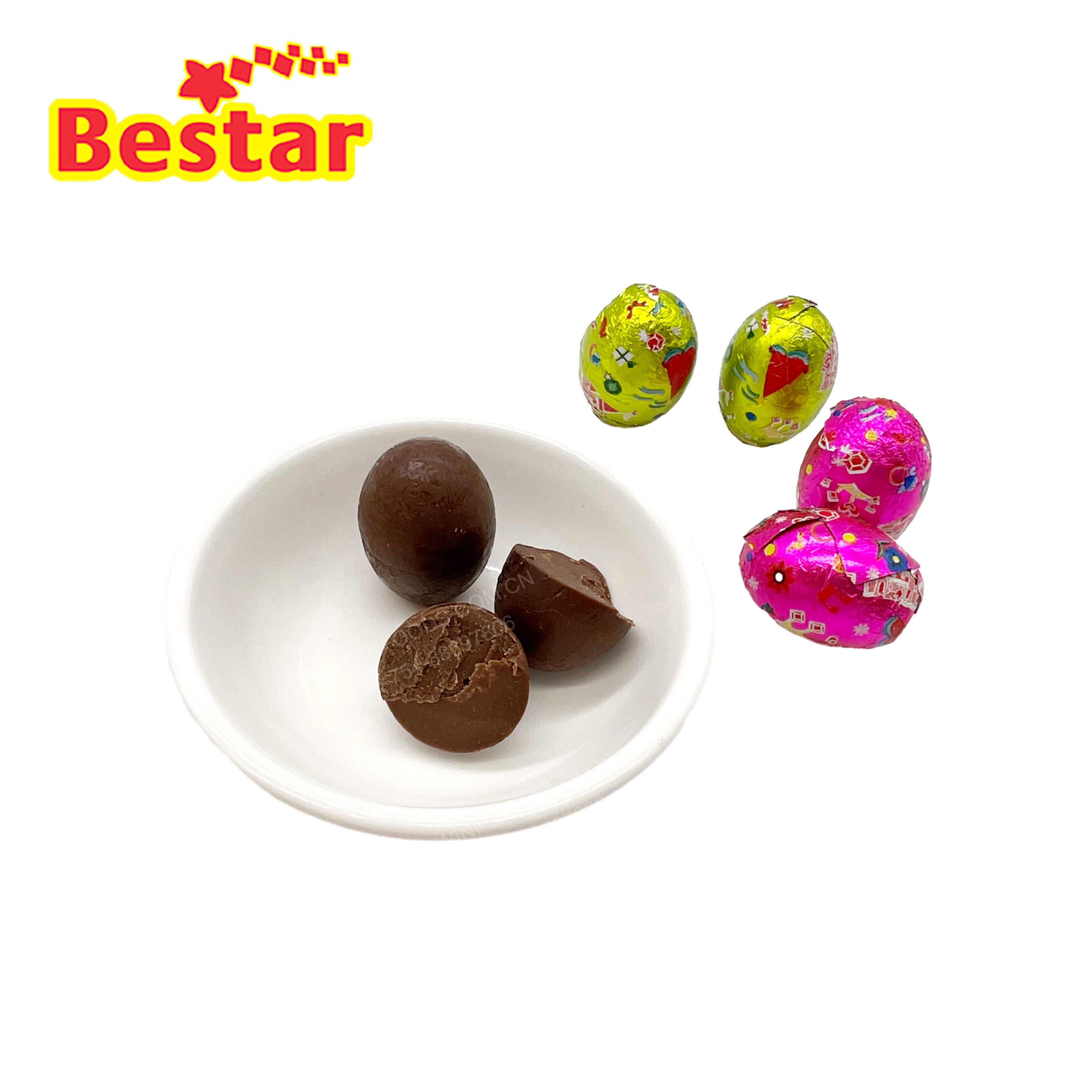 OEM Chocolete manufacturers Preferential wholesale Easter eggs cocoa chocolate for kids