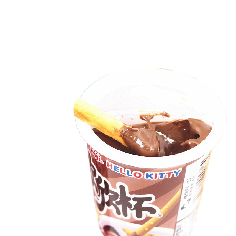 Mingzhi Children's Cup Popular Wholesale Cute Cookies Biscuits with Chocolates Nut Candy Ingredients Milk Flavor 50g Bar Pattern