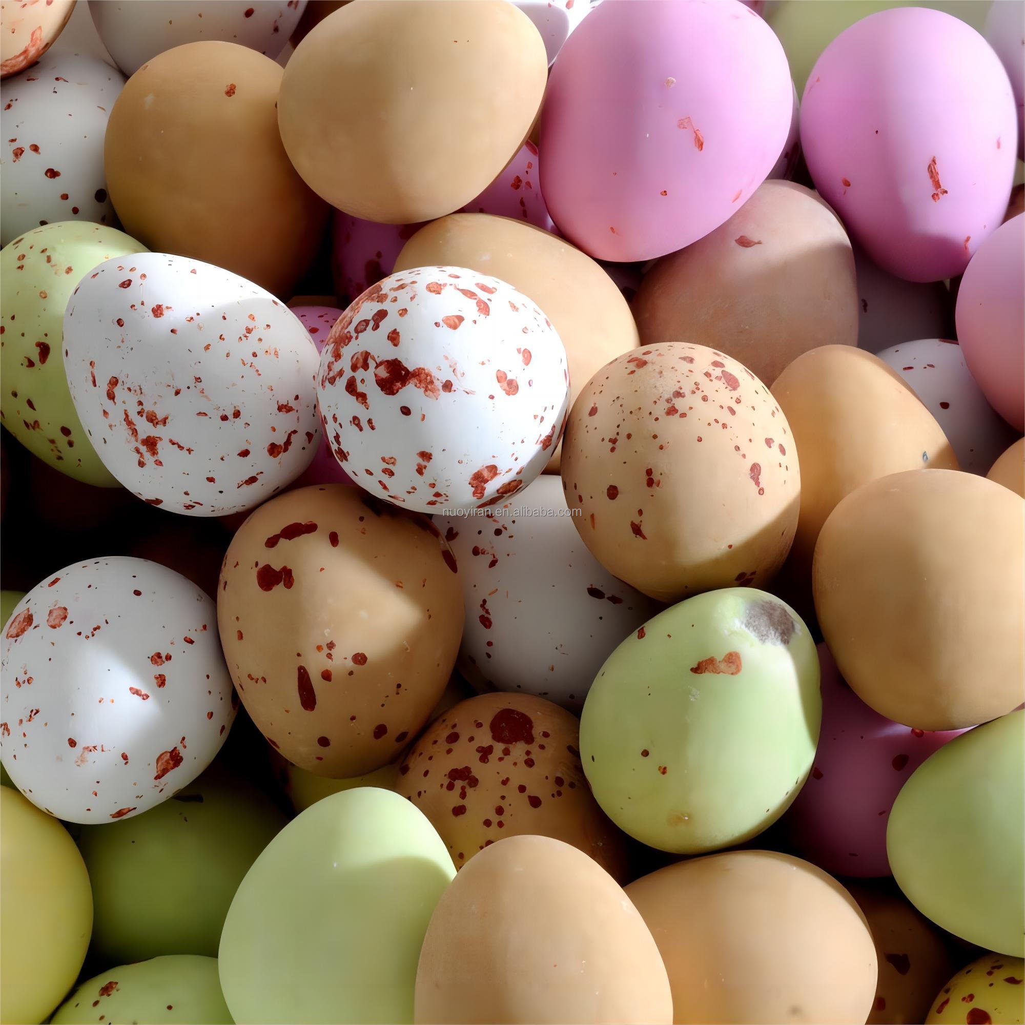 OEM/ODM factory wholesale bulk High quality delicious Easter egg shaped milk chocolate