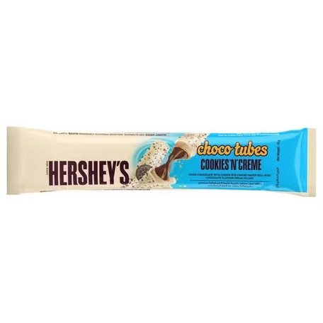 Hershey's Cookies White Chocolate Flavor with Cookie Pieces Pack of 24 x 40g