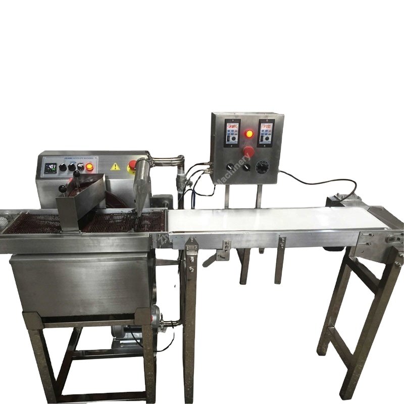 Cheap Chocolate Making Machine Chocolate Enrober Production Line Chocolate Dipping Machine With Conveyor Belt