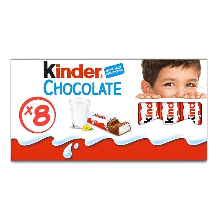 KinderChocolate 100G pack of 8