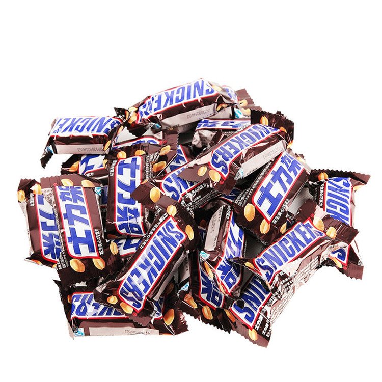 20g Hot Selling Single Sweet Chocolate Bars Exotic Snacks Peanut Sandwich Chocolate Bar