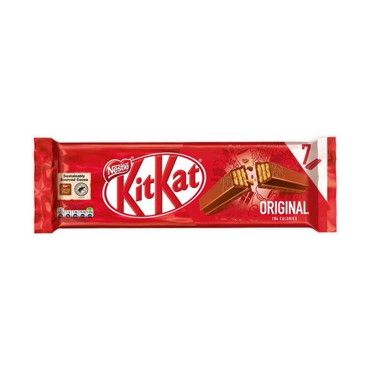 KitKat Milk Chocolate Flavor Sweet Biscuit Jam Nut Fruit Bar Solid Bulk Pack with Pattern Pieces