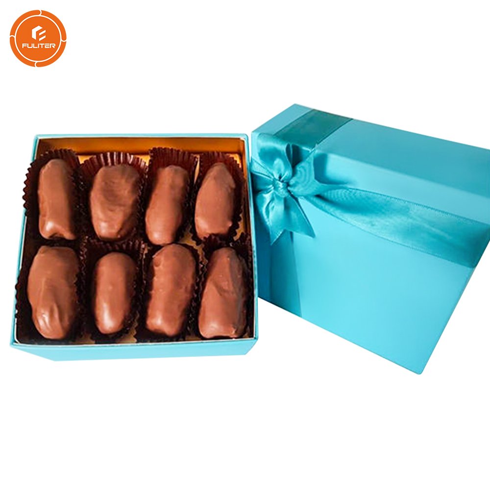 Christmas Base Top Dates Assorted Chocolate Sweet Cushion Pads Packaging Paper Box