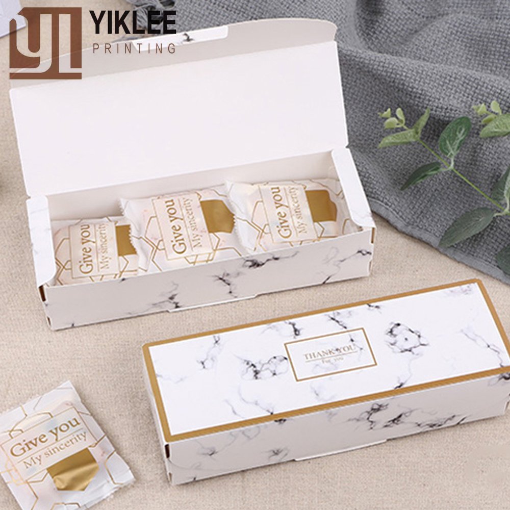 Custom Thank You Cake Chocolate Paper Boxes COOKIE BISCUIT Cardboard Gift Box Folding box