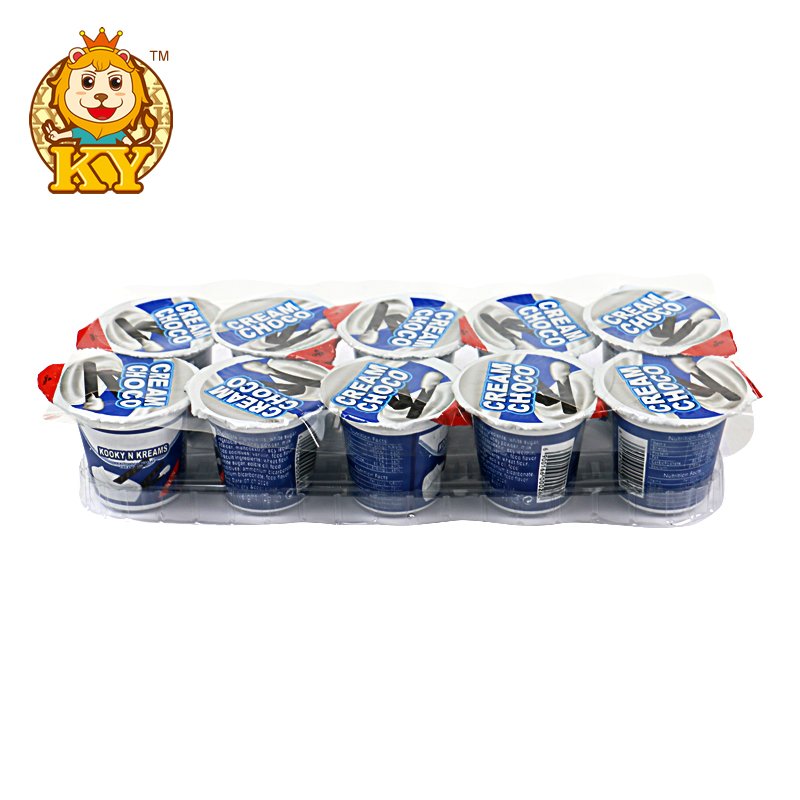 Wholesale sweet snacks milk chocolate cup with biscuit stick bar Cookies