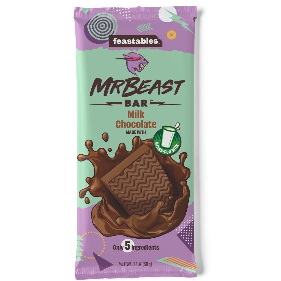 High Quality Feastables Mr Beast Milk Chocolate Crunch Bar 60g Best Quality Mr Beast Milk Chocolate Crunch Bar Bulk Order sale