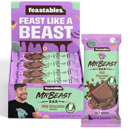 High Quality Feastables Mr Beast Milk Chocolate Crunch Bar 60g Best Quality Mr Beast Milk Chocolate Crunch Bar Bulk Order sale