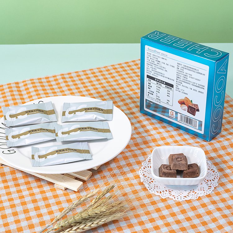 Wonderful Afternoon Tea Collocations Freeze Dried Chocolate Small Cocoa Nuts Chocolate Solid Food Chocolate Supplies