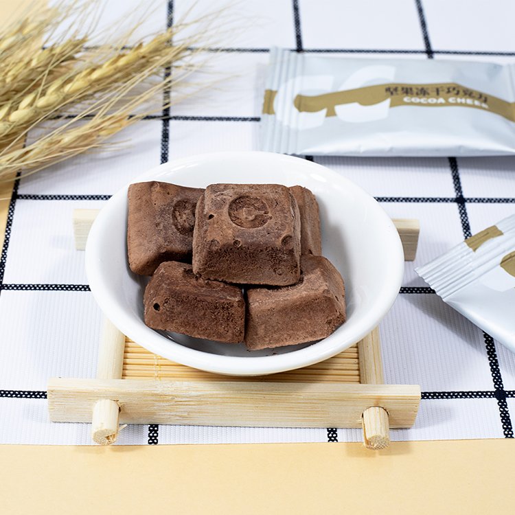 Wonderful Afternoon Tea Collocations Freeze Dried Chocolate Small Cocoa Nuts Chocolate Solid Food Chocolate Supplies