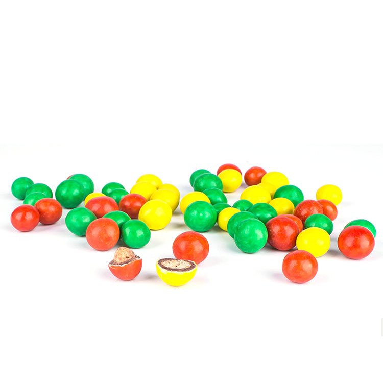 chocolate sphere biscuit ball and the kids dessert small color balls with choco beans wholesale
