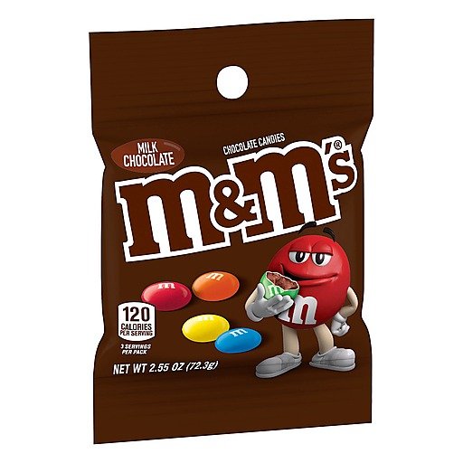 M&Ms Choco Candies milk chocolate beans 30.6g chocolat m m for kids M&MS Peanut Butter Chocolate Candy, Singles Size 1.63-Ounce