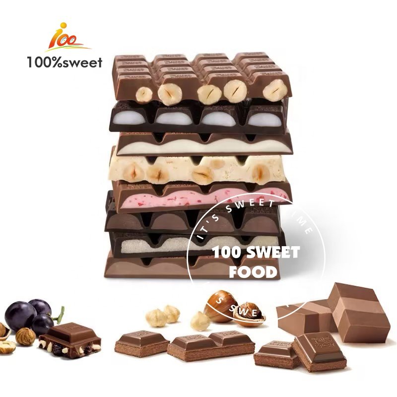 OEM/ODM Wholesale High Quality Exotic Chocolate Snacks Raisin Hazelnut Milk Chocolate