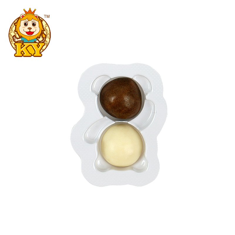wholesale custom cute panda shape chocolate ball