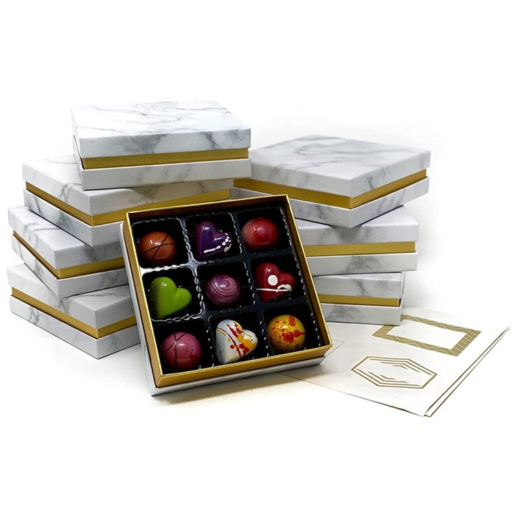 Custom Printing Luxury Cardboard Packaging Chocolate Gift Box Food Grade Handmade Gift Packing
