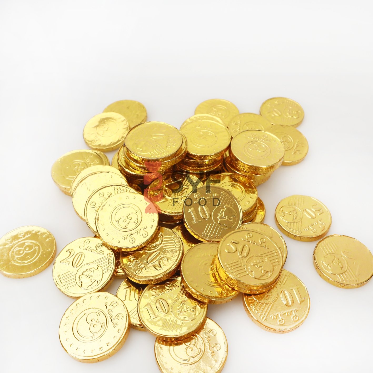 Chocolate manufacturing Wholesale bulk Chocolate gold coins top seller Gold coin chocolate candy
