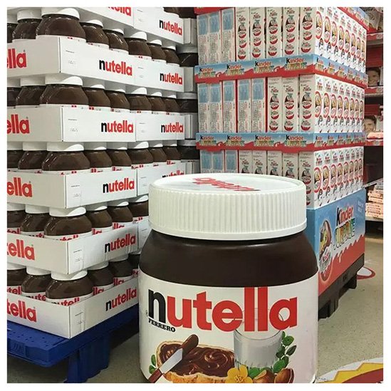 15 Pcs pcs per case Nutella Chocolate Cartoon Box Sweet Packaging Solid Biscuit Color Weight Form Nutella Chocolate Ferrero