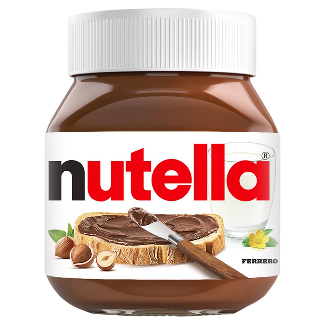 Ferrero Nutella Pasty Chocolate Spread for Sale for Wholesale Containing Candy Biscuit & Nut Ingredients Packaged in Bulk