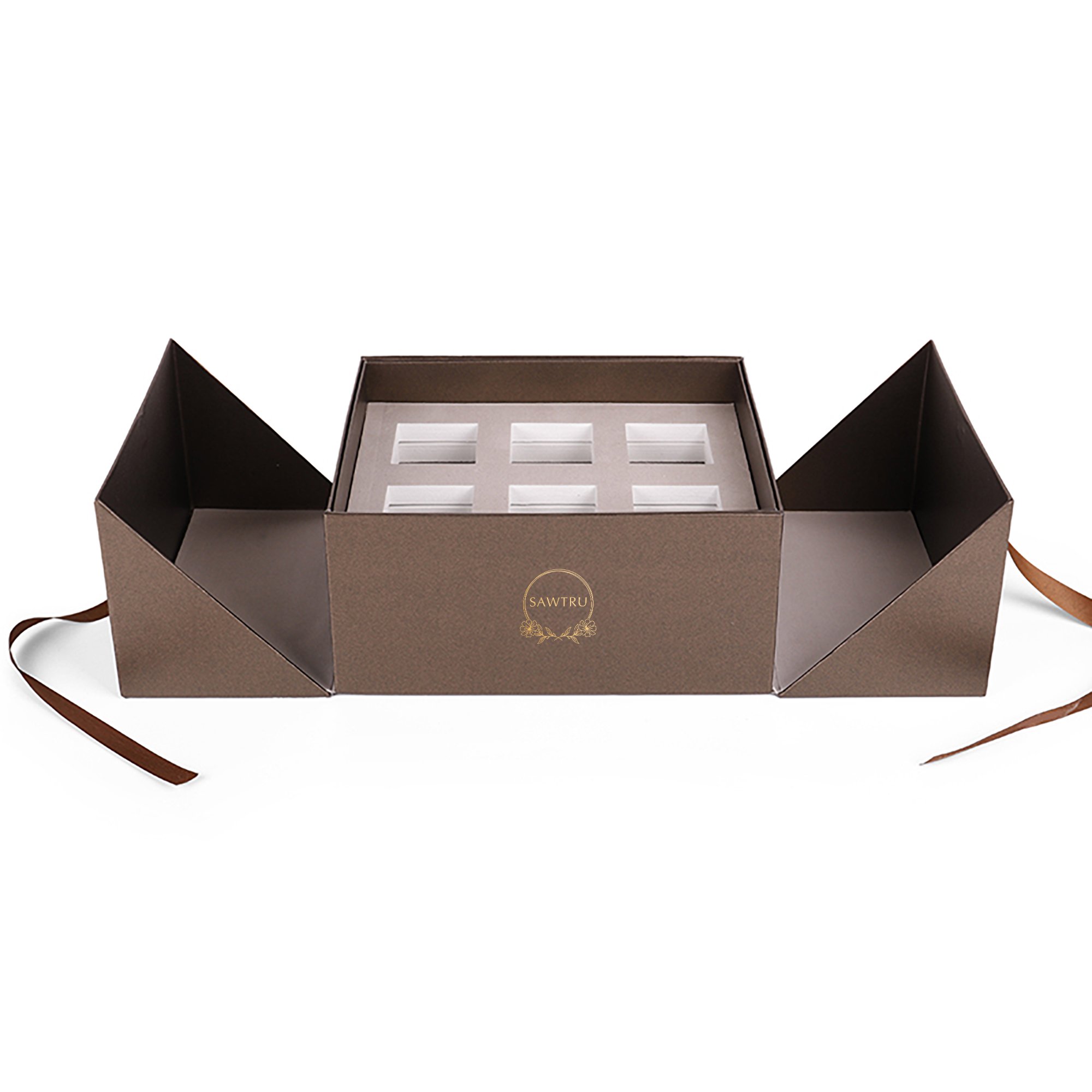 Cake Boxes Packaging Chocolate Gift Box Transparent Best Price Fruit Sweet Food Candy Box Custom Grey Board Accept Pbbox-261