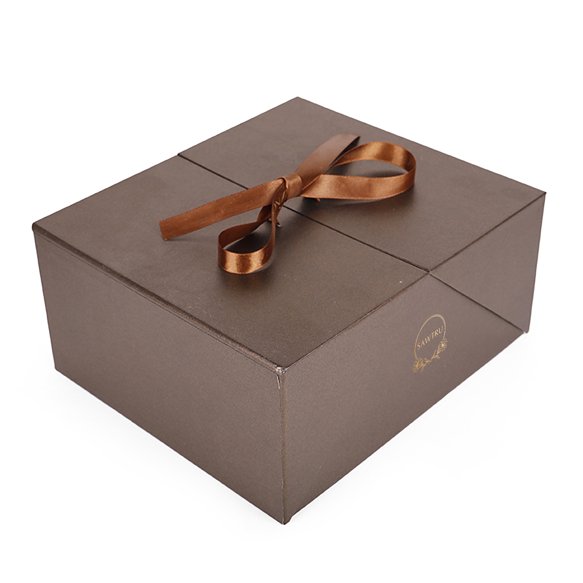 Cake Boxes Packaging Chocolate Gift Box Transparent Best Price Fruit Sweet Food Candy Box Custom Grey Board Accept Pbbox-261