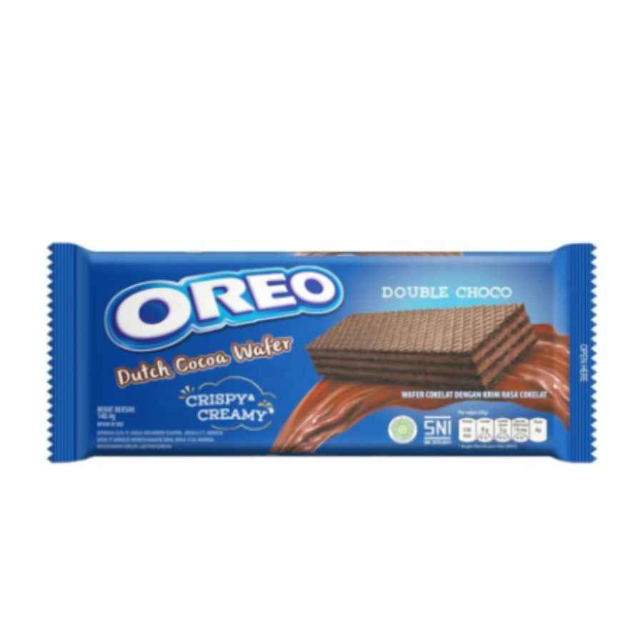 Top selling Oreo Dutch Cocoa Wafer 58.5gr Double Choco best price wholesale brand biscuit wafer